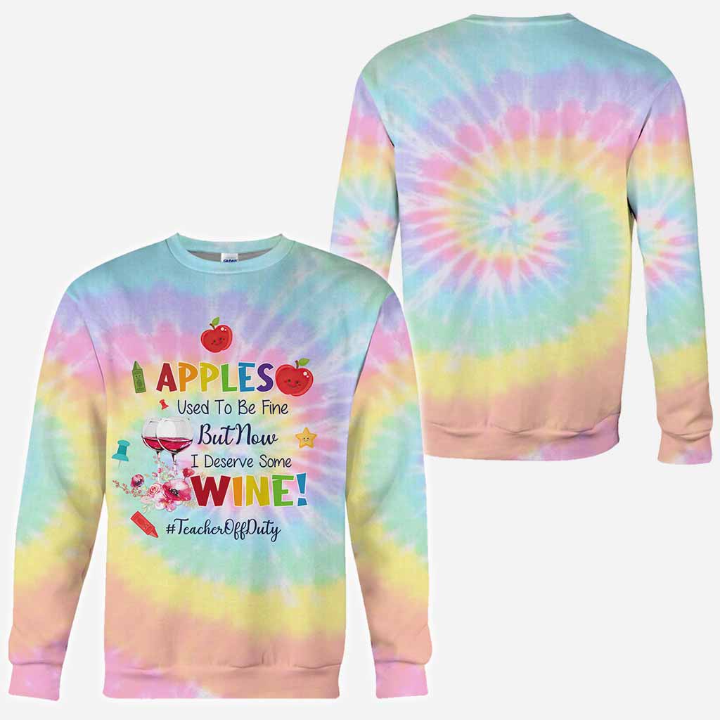 Les pommes étaient bonnes avant - T-shirt et sweat à capuche personnalisés pour enseignants