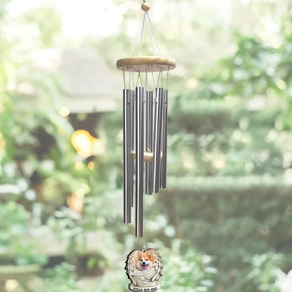 My Angel - Dog gift for who lose dog, who lose cat - Personalized Wind Chime