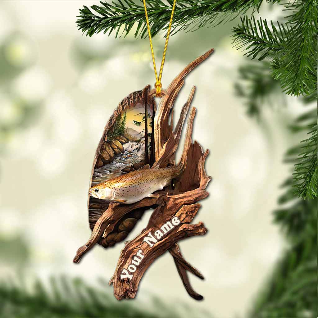 Angelbegeisterte – Personalisierter Ornament (beidseitig bedruckt)