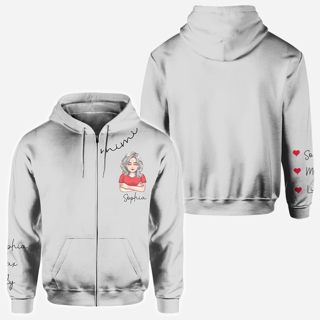 I Love You Grandma - Personalized Mother's Day Mother All Over T-shirt and Hoodie