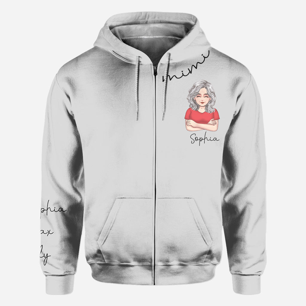 I Love You Grandma - Personalized Mother's Day Mother All Over T-shirt and Hoodie