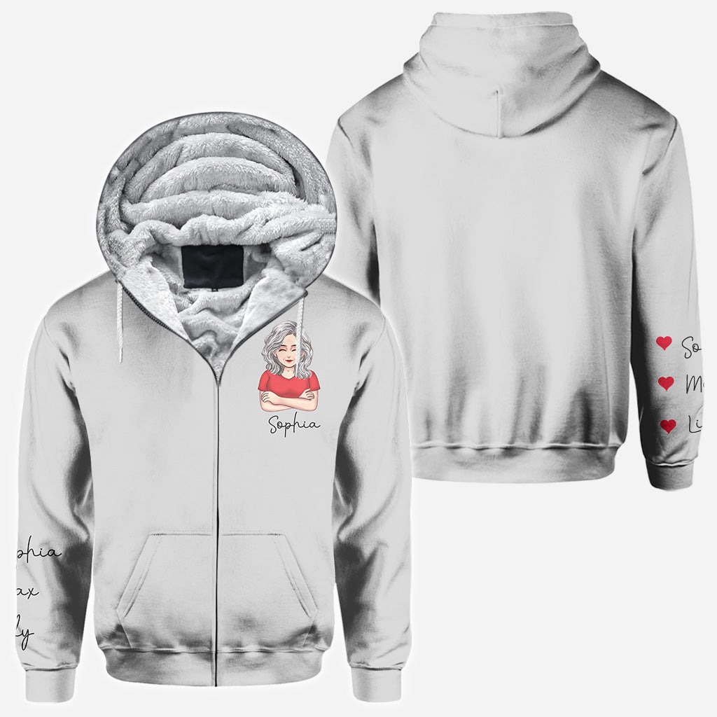 I Love You Grandma - Personalized Mother's Day Mother All Over T-shirt and Hoodie