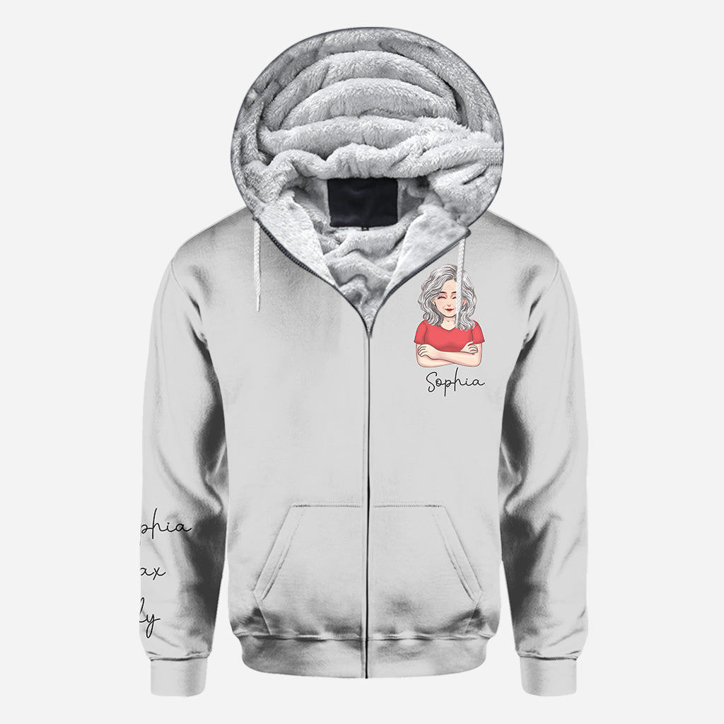 I Love You Grandma - Personalized Mother's Day Mother All Over T-shirt and Hoodie