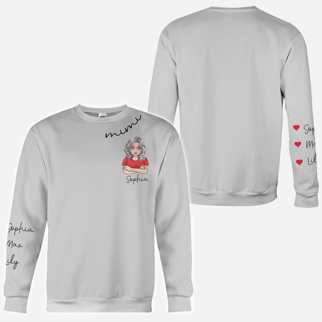 I Love You Grandma - Personalized Mother's Day Mother All Over T-shirt and Hoodie