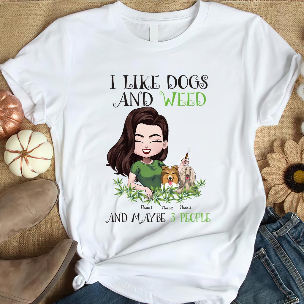 I Like Dogs - Personalized Dog T-shirt and Hoodie