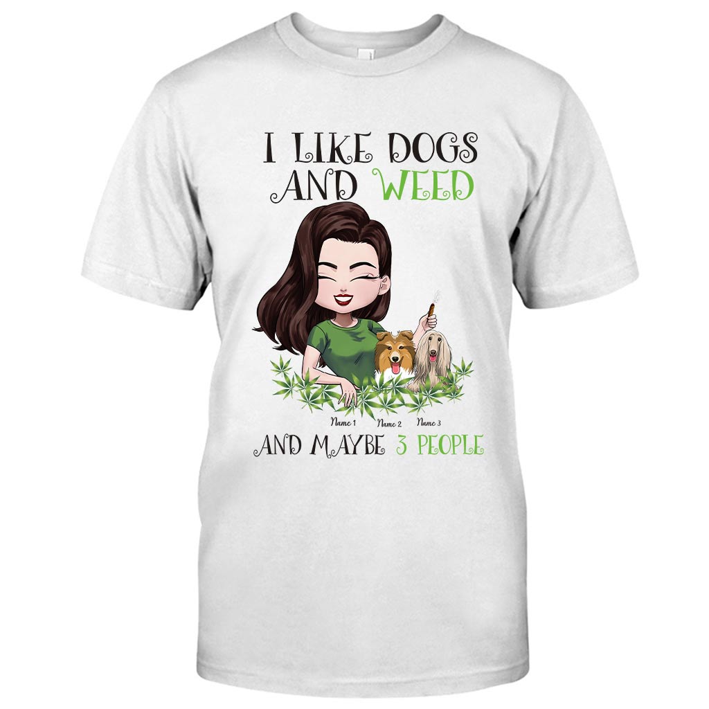 I Like Dogs - Personalized Dog T-shirt and Hoodie