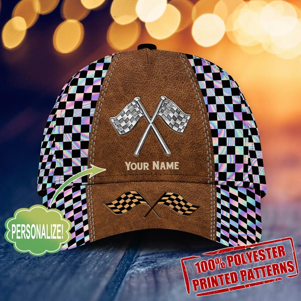 Racing Hologram Personalized Classic Cap