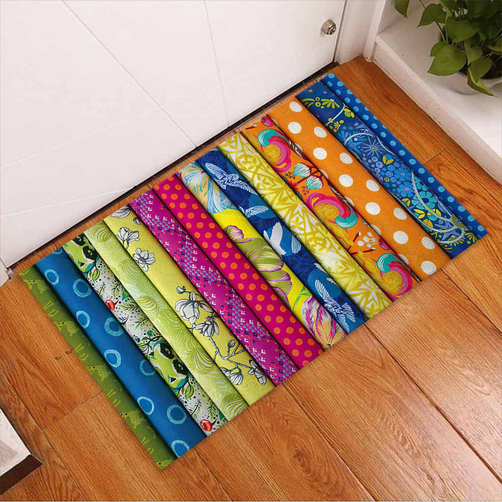 Quilting Fabric Pattern Print Doormat