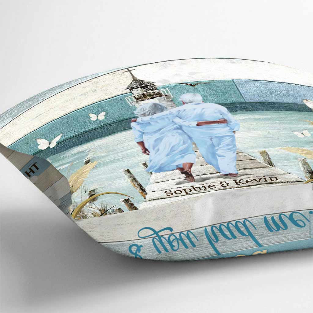 I Love You Forever And Always - Personalized Couple Throw Pillow