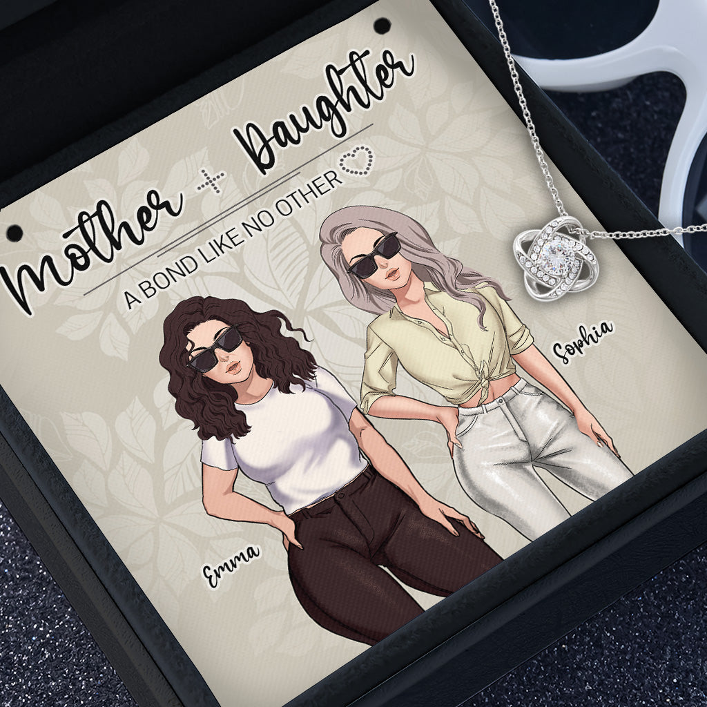 Mother And Daughter - Personalized Mother's Day Mother Necklace