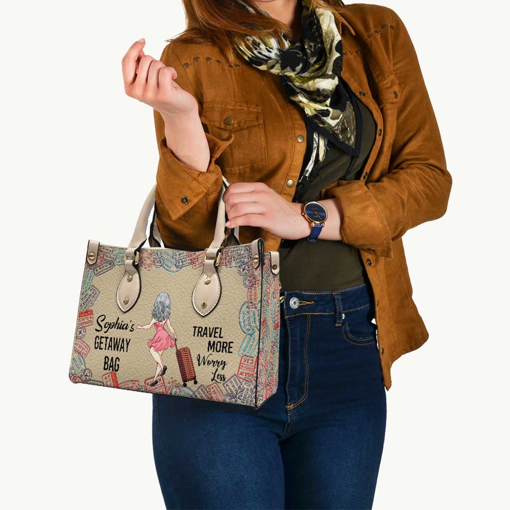 Getaway Bag - Personalized Travelling Leather Handbag