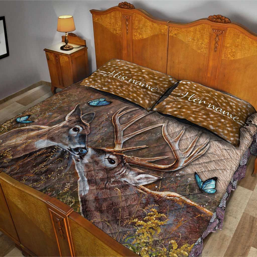 Tout mon amour pour toi - Ensemble de courtepointe de chasse personnalisé