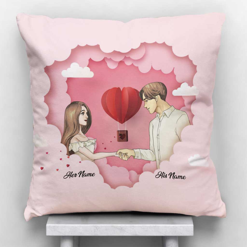 The Best Ones Have Been With You - Personalized Couple Throw Pillow
