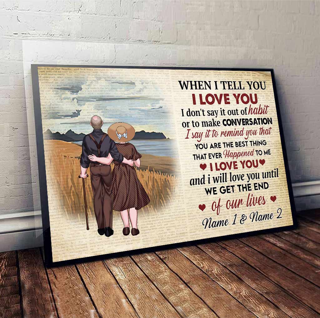 I Had You You Had Me - Personalized Couple Poster