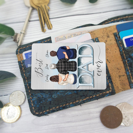 Love You Forever - Personalized Father Wallet Insert Card
