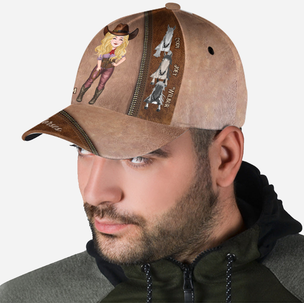 Just A Girl Who Loves Horses - Personalized Horse Classic Cap