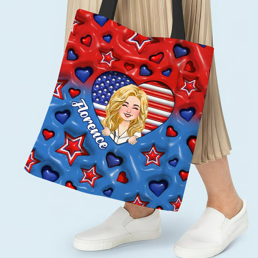 Personalisierte Geschenke für Krankenschwestern – Stolz auf amerikanische Krankenschwestern – Personalisierte Tragetasche für Krankenschwestern