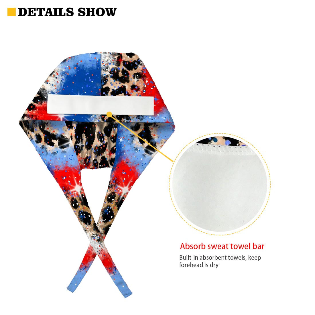 Amerikanischer Stolz auf Krankenschwestern – Personalisierte OP-Haube