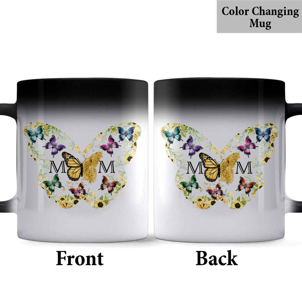 Mom Butterfly - Personalized Mother Mug