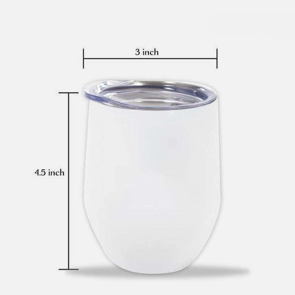 Behind Every Crazy Daughter - Personalized Mother's Day Mother Wine Tumbler