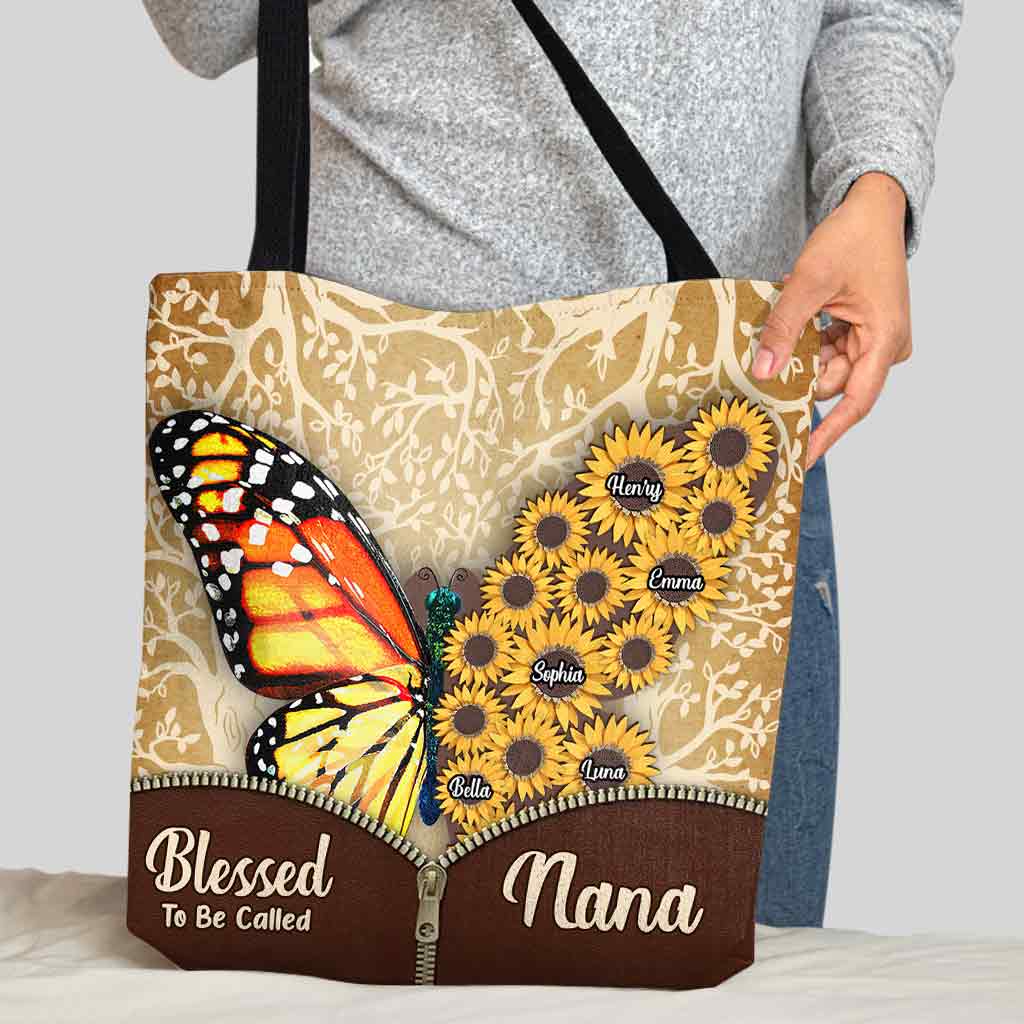 Nana's Little Sunshine - Personalized Grandma Tote Bag
