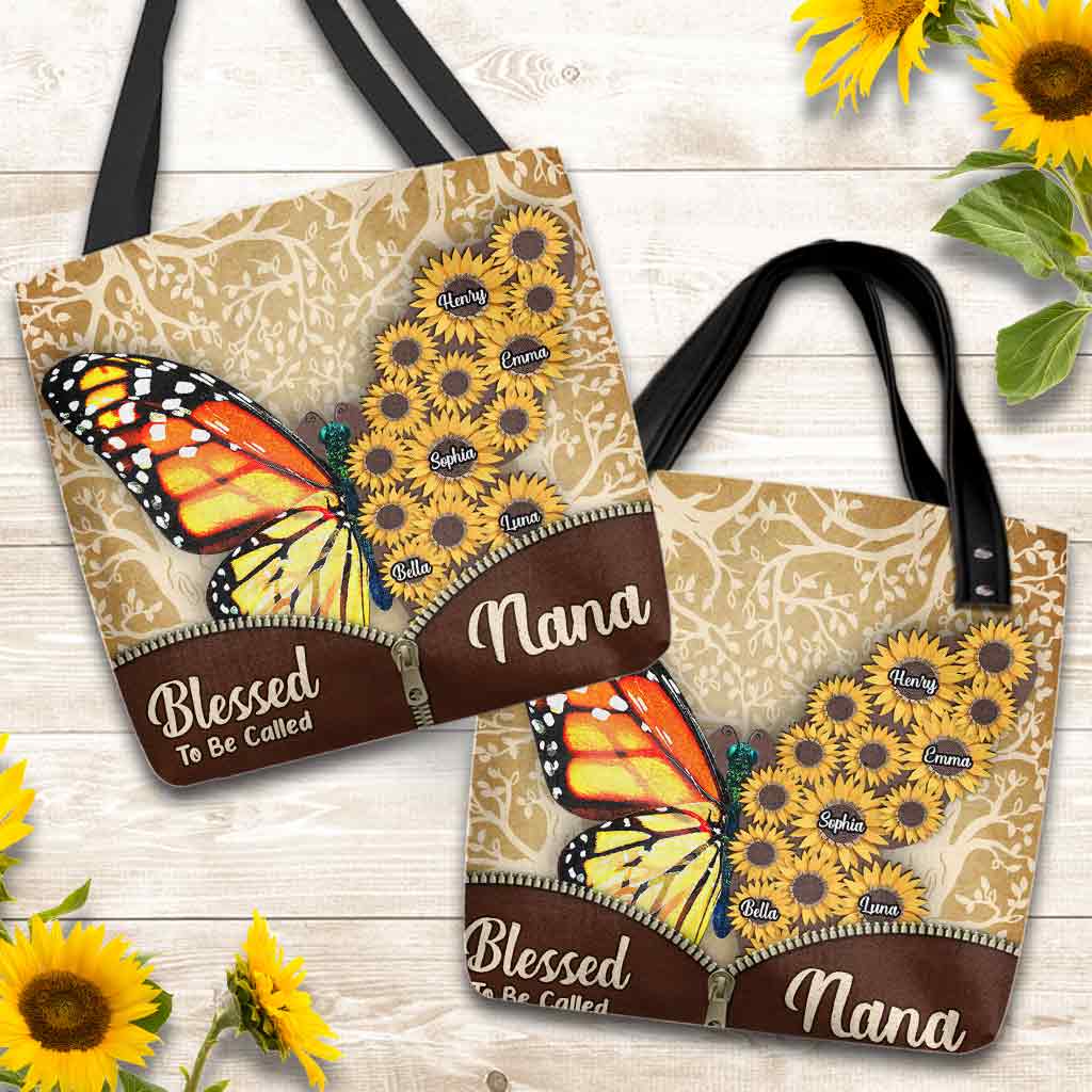 Nana's Little Sunshine - Personalized Grandma Tote Bag