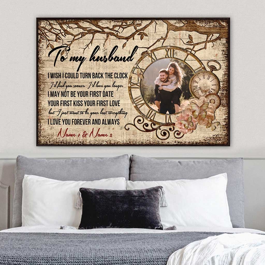 I Wish I Could Turn Back The Clock - Personalized Couple Poster