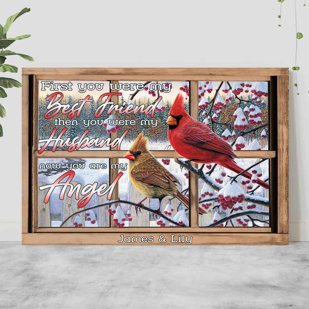 First You Were My Best Friend - Personalized Couple Poster