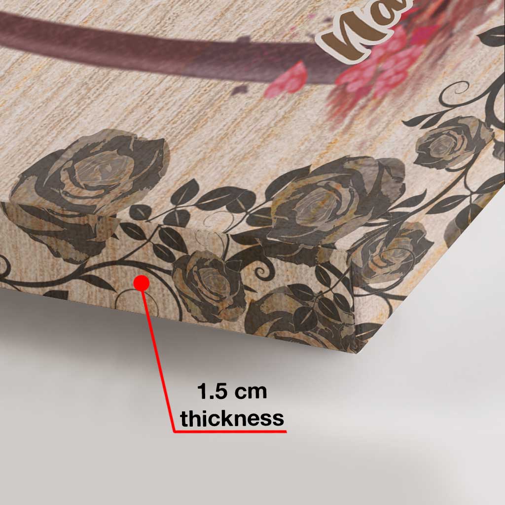 God Blessed The Broken Road - Personalized Couple Poster