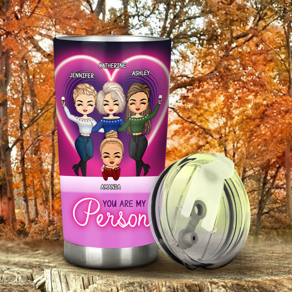 Not All Girls Are Made Of Sugar And Spice - Personalized Bestie Tumbler