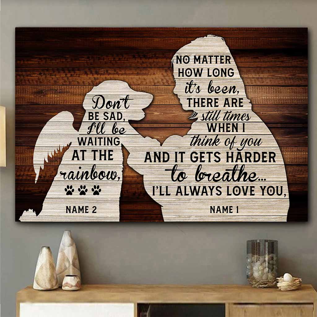 I Miss You - Personalized Dog Poster