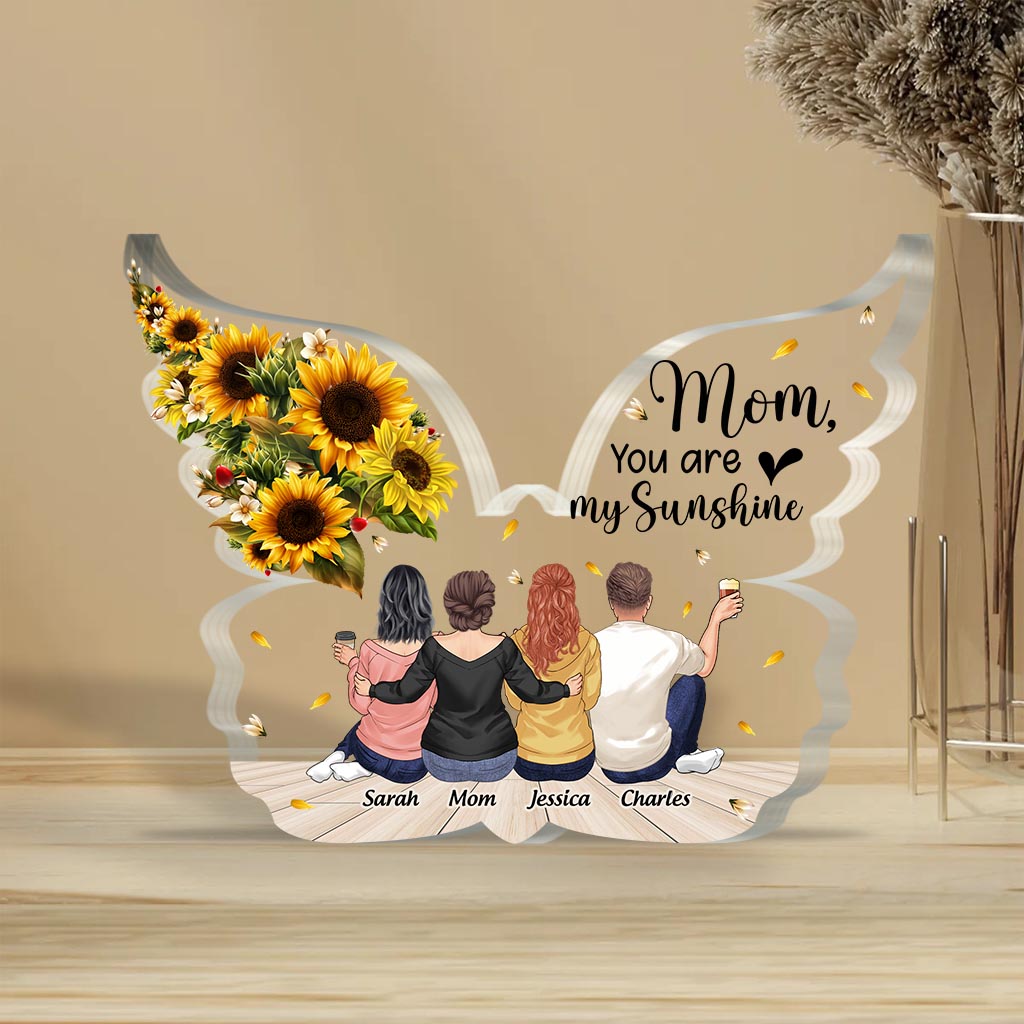 You Are My Sunshine - Personalized Mother's Day Mother Custom Shaped Acrylic Plaque