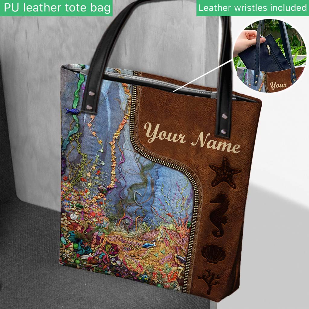 Love Sea Personalized Tote Bag