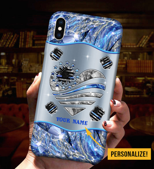 Supporting The Paws - Police Officer Personalized  Phone Case