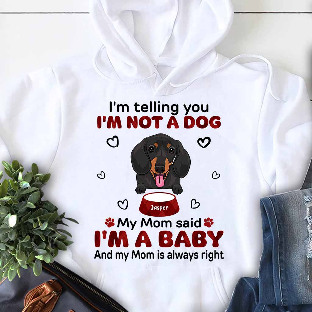 Je te le dis ! - T-shirt et sweat à capuche personnalisés pour chien