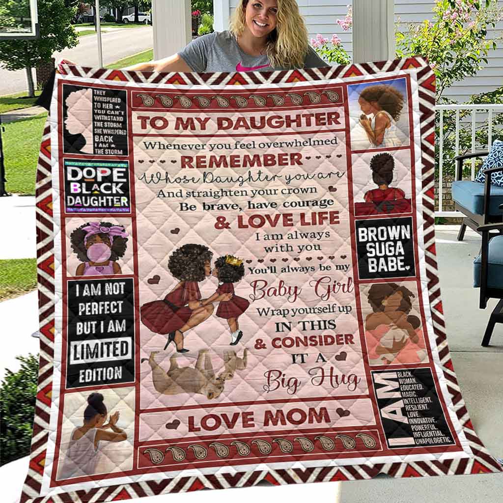 To My Daughter - African American Quilt 0621