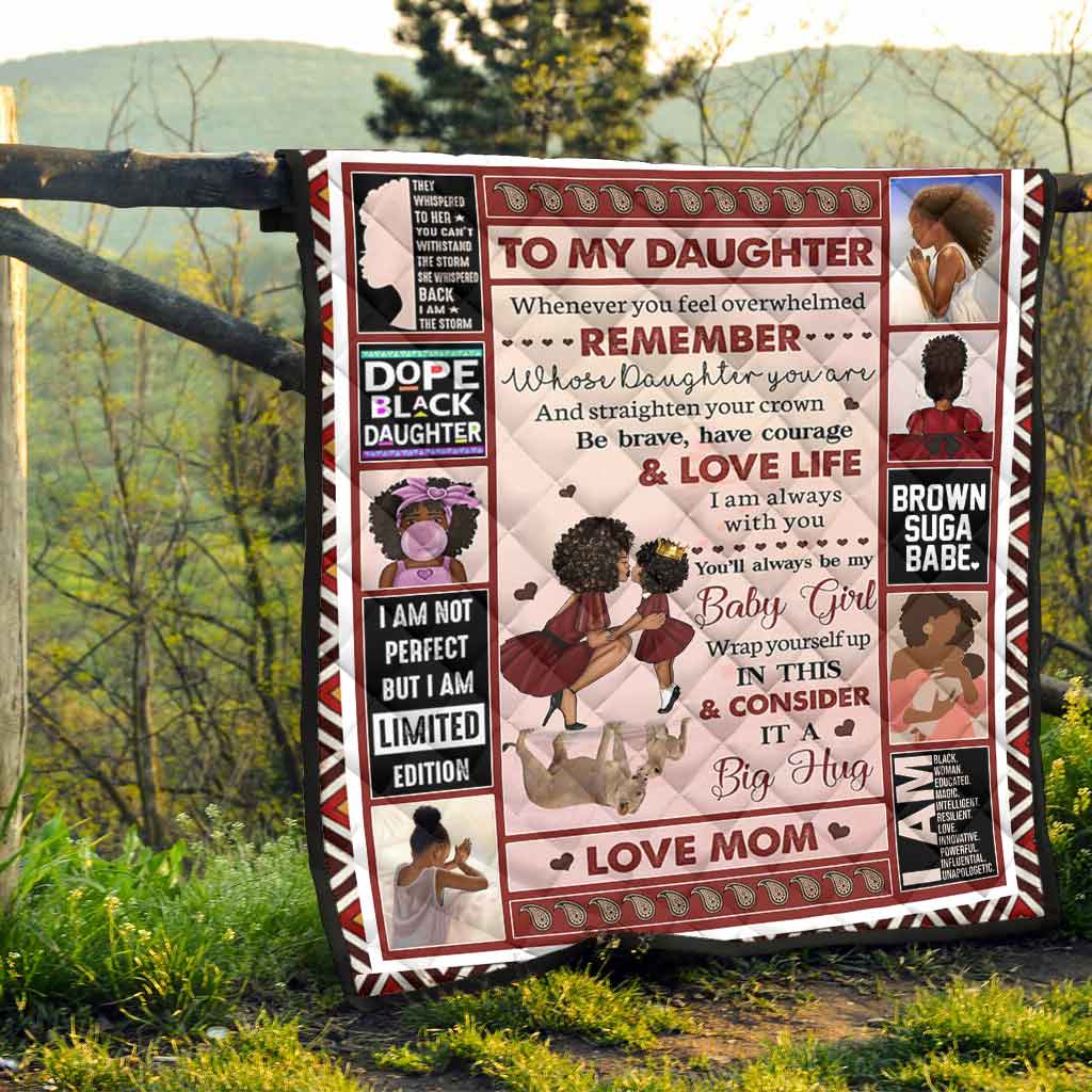 To My Daughter - African American Quilt 0621