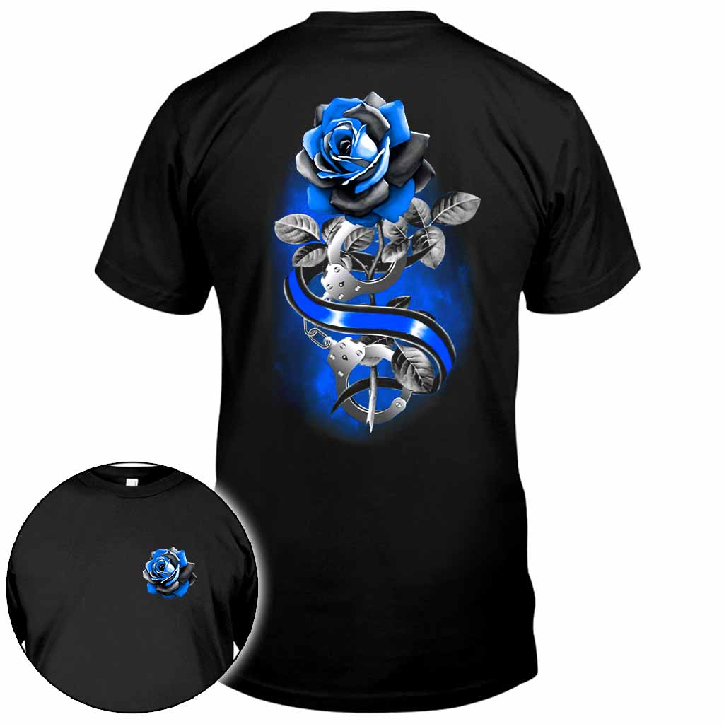 Blue Rose – Polizeibeamten-T-Shirt und Hoodie 062021