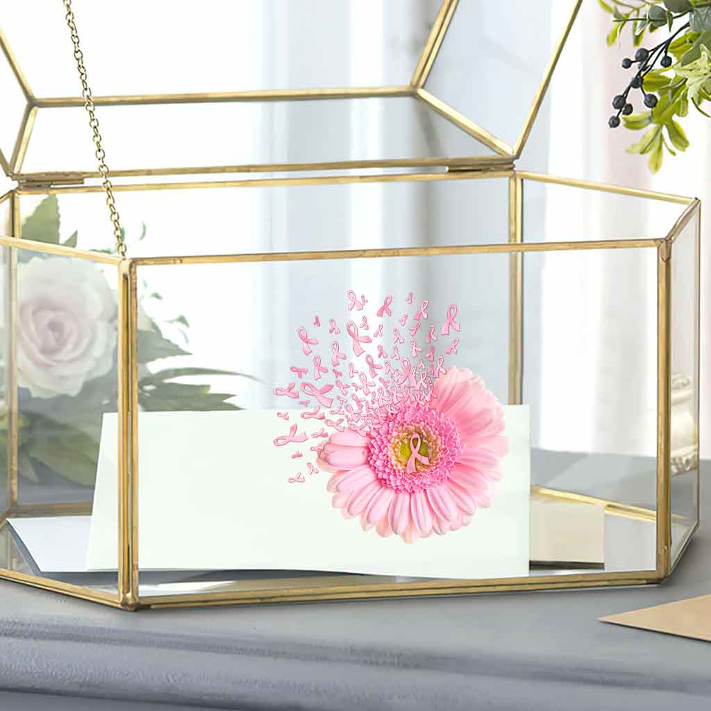 Pink Daisy  - Breast Cancer Awareness Decal Full 072021