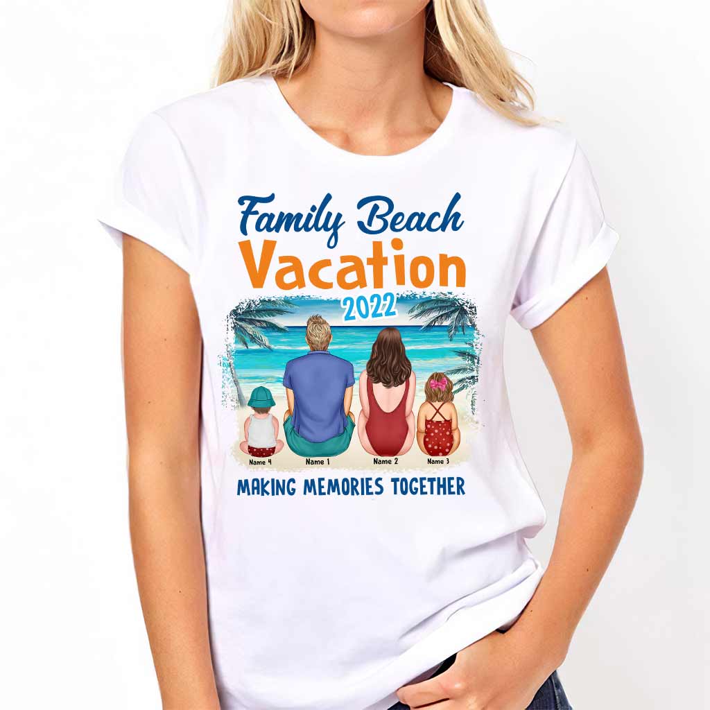 Family Beach Vacation - Personalized Sea Lover T-shirt and Hoodie