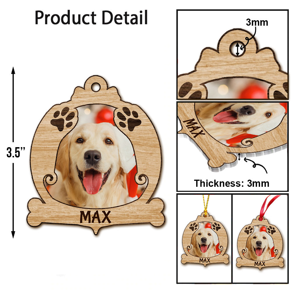 Lovely Cat Dog Paws - Personalized Christmas Ornament (Printed On Both Sides)