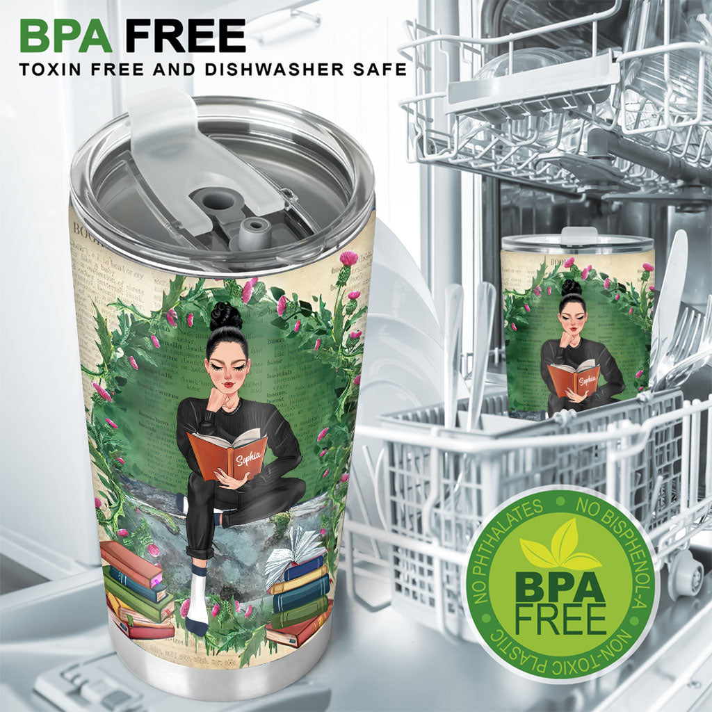 Just A Girl Who Loves Books - Personalized Book Tumbler