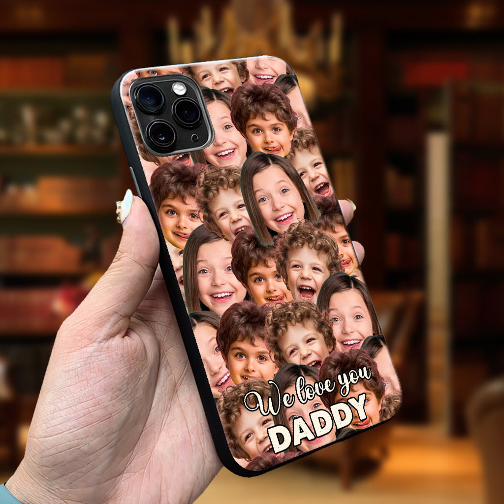 Love You Dad - Gift for dad, grandma, grandpa, mom, uncle, aunt, brother, sister, son, daughter, granddaughter, grandson, husband, wife, boyfriend, girlfriend - Personalized Phone Case