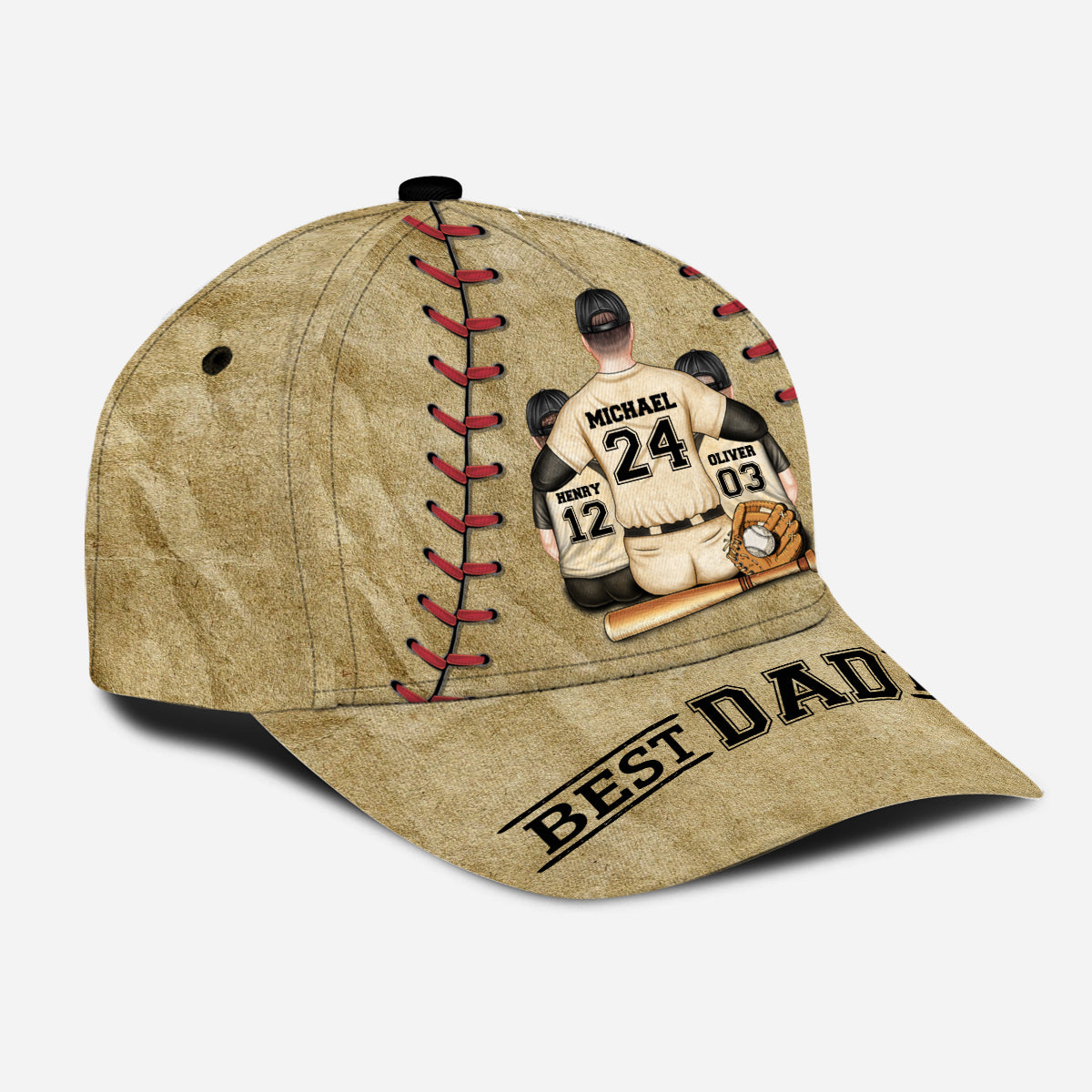 Best Dad Ever - Personalized Baseball Classic Cap