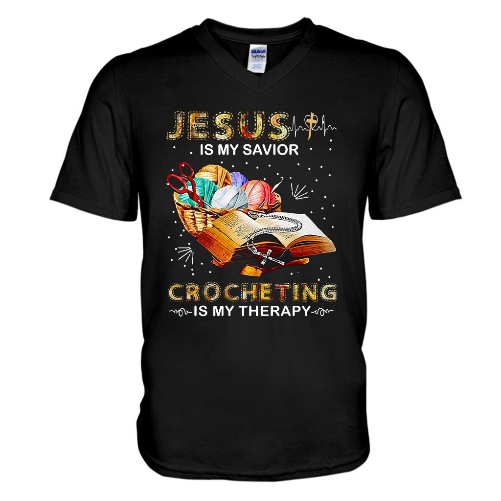 Jesus And Crocheting T-shirt And Hoodie 062021