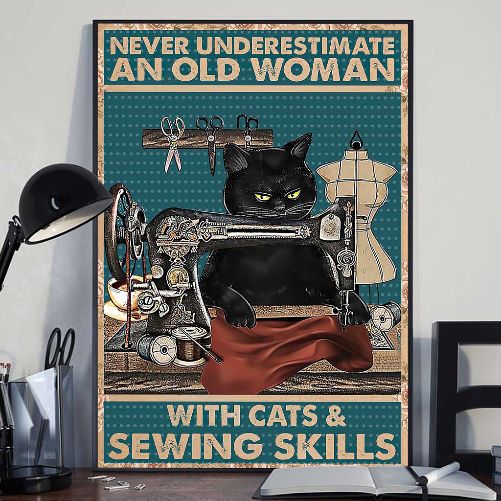 Old Woman - Sewing Poster 062021