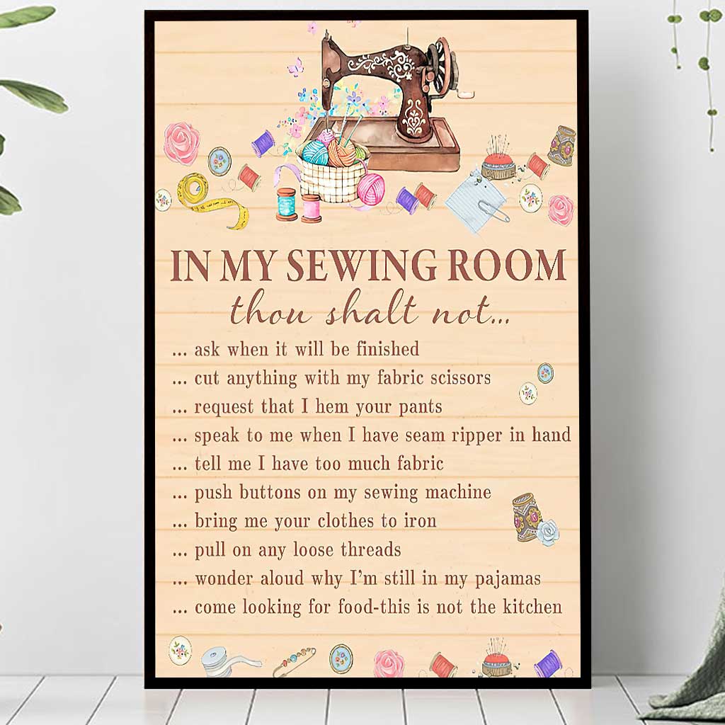 Sewing Rules  - Sewing Poster 062021
