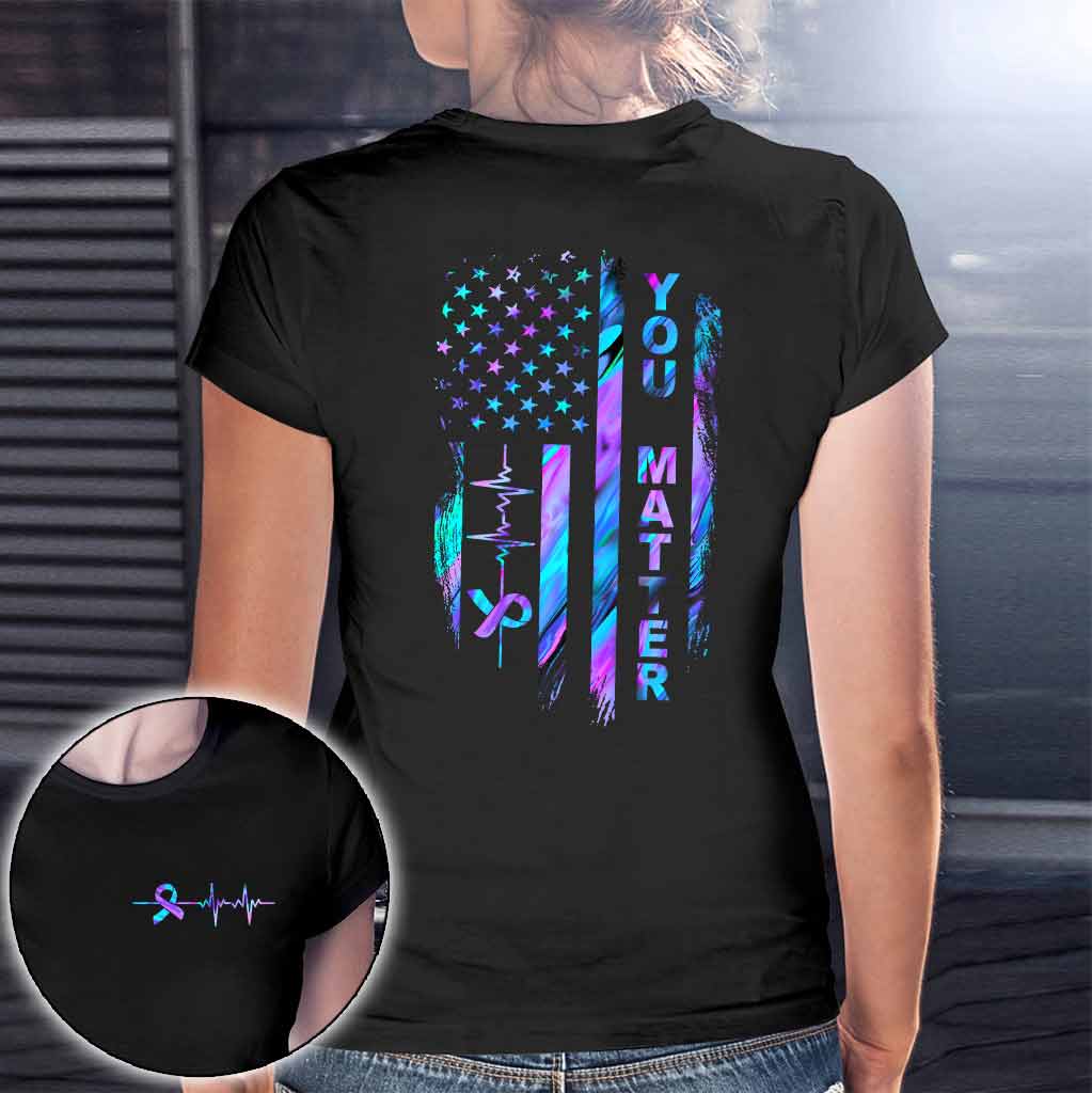 T-Shirt und Hoodie mit Flagge zur Suizidprävention 062021