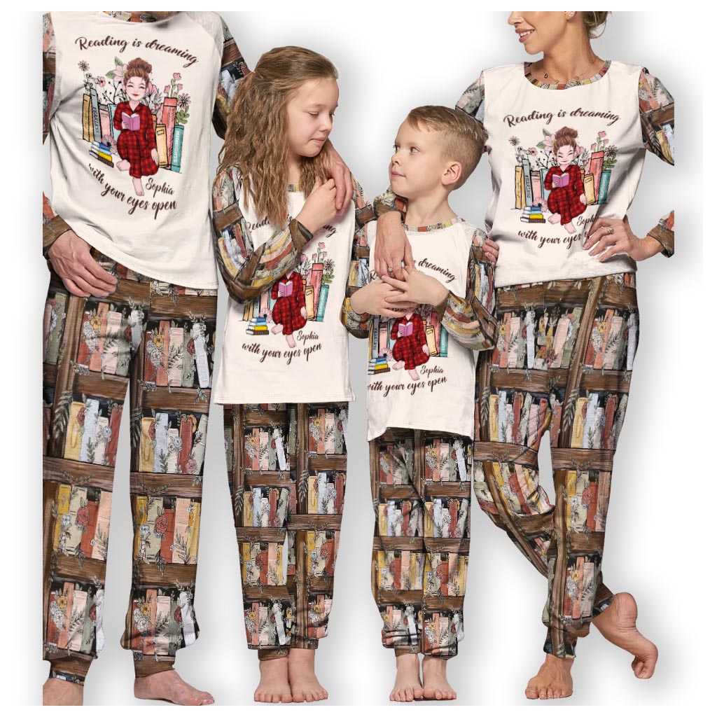 Every Time You Open A Book - Personalized Book Pajamas Set