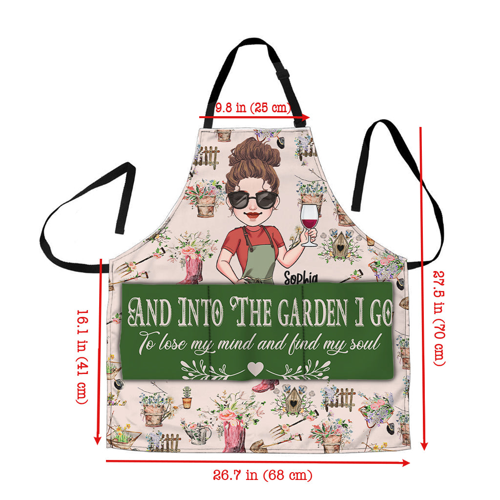 And Into The Garden I Go - Personalized Gardening Apron
